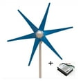 thumbnail image 1 of 400W AC12V/24V Colorful Wind Turbine Generator Small Windmill For Home Or Boat Use With 600W Wind Controller ,Easy to Install, 1 of 6