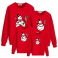 thumbnail image 2 of BULLPIANO Christmas Family Matching Hoodie Sweashirts Xmas Ugly Sweaters Jumper Mom Dad Kids Family Pullover Tops, 2 of 2