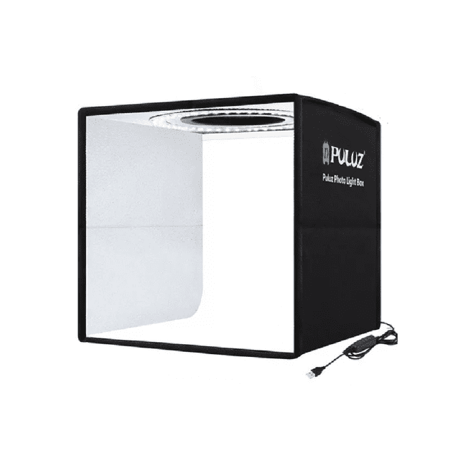 Caja De Luz Para Fotografía Plegable De 25cm 12x3 negro