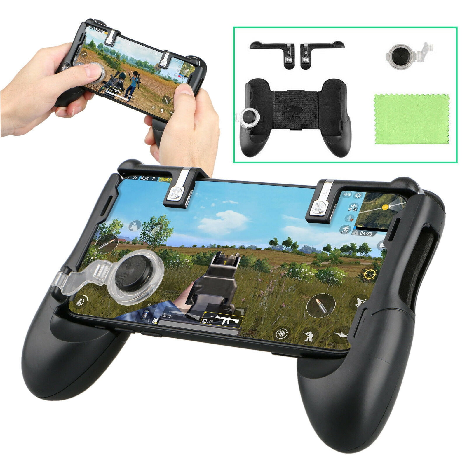 PUBG Mobile Game Controller EEEkit Sensitive Game Trigger Joystick Gamepad Grip for 4.76.4