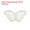 Bright White, variant on Uxcell Butterfly Beads, 100Pcs Crystal Butterfly Beads Translucent Czech Glass Beads, Light Lake Blue