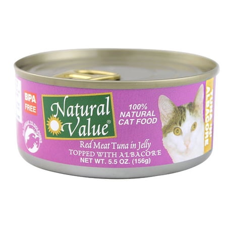 Natural Value Grain Free Cat Food Tuna N Toppings With Albacore 5 5 Oz Walmart Com