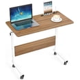 thumbnail image 2 of Table d'Appoint Mobile Pouces Tables de Bout Bureau d'Ordinateur Portable Hauteur Réglable avec Roues Table de Sofa Mobile Table de Chevet Table d'Appoint de Bureau Table à Collation pour la Maison Érable, 2 of 4