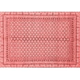 thumbnail image 1 of Ahgly Company Machine Washable Indoor Rectangle Abstract Red Modern Area Rugs, 4' x 6', 1 of 4