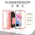 thumbnail image 2 of iPhone 6 Case, iPhone 7 Case, iPhone SE 2020 Case 2nd Gen, Allytech Full Body Shockproof Holster Hybrid 3 in 1 Slim Heavy Duty Rugged Case for iPhone 6/7/8/ iPhone SE 2020, Rosegold, 2 of 5