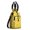Dog Paw Print Yellow Pattern, variant on Cavalier King Charles Spaniel and Dog Paw Water Bottle Holder with Strap, Insulated Bottle Bag with Pockets, Adjustable Gifts Ideas for Christmas Birthday