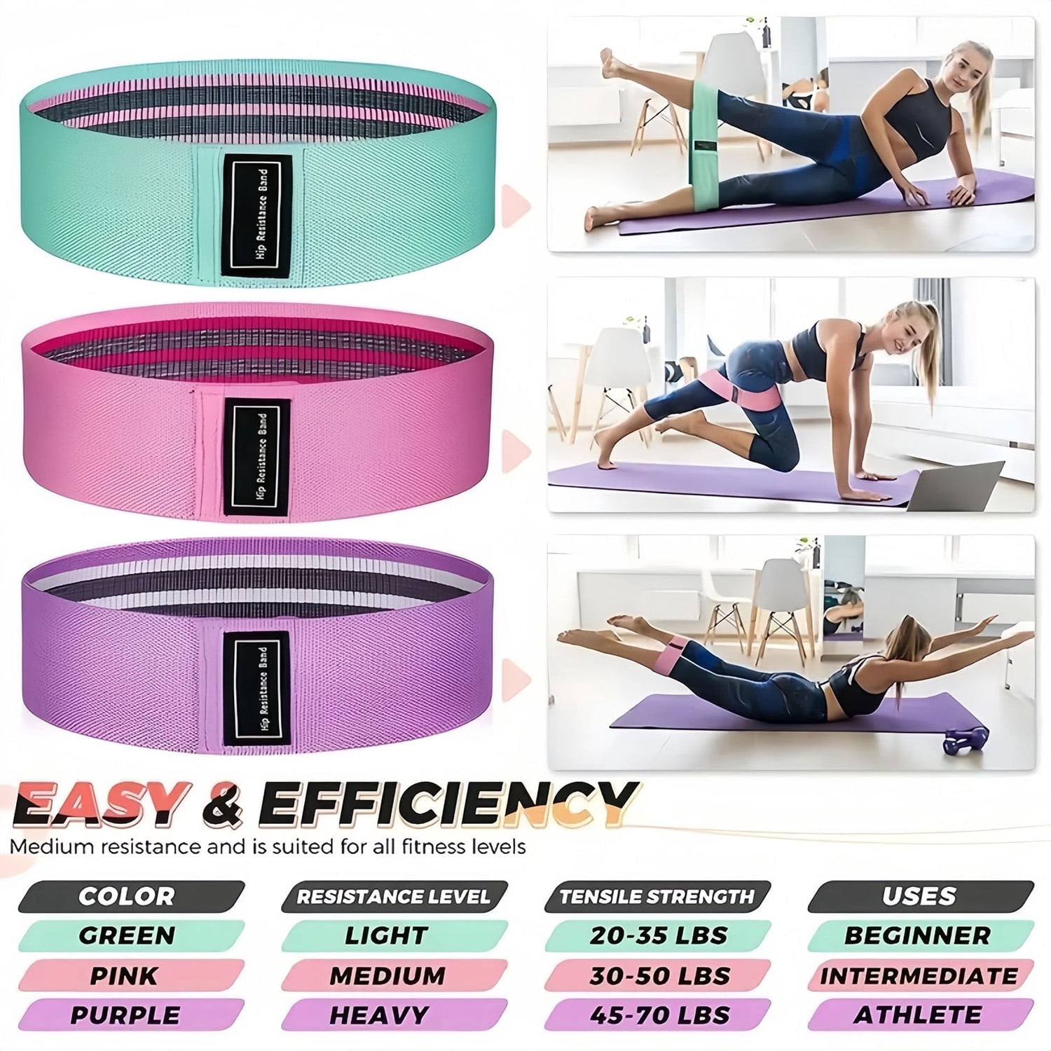 Pilates Essentials Kit for Women, 10 Pcs Pilates Equipment Set with Pilates Ring, Resistance Bands & Accessories for Starters Home Workouts
