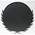 thumbnail image 2 of Infinity Instruments Emperor Black Round Transitional 22-inch Wall Mirror, 2 of 7