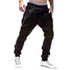thumbnail image 1 of Puntoco Pantalones casuales de moda con cordón de color sólido para hombres, pantalones largos, 1 of 6