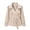 Beige #47, variant on Cropped Trench Coat for Women Lapel Collar Belted Button Blazer Casual Trendy Elegant Office Fall Jacket, XL