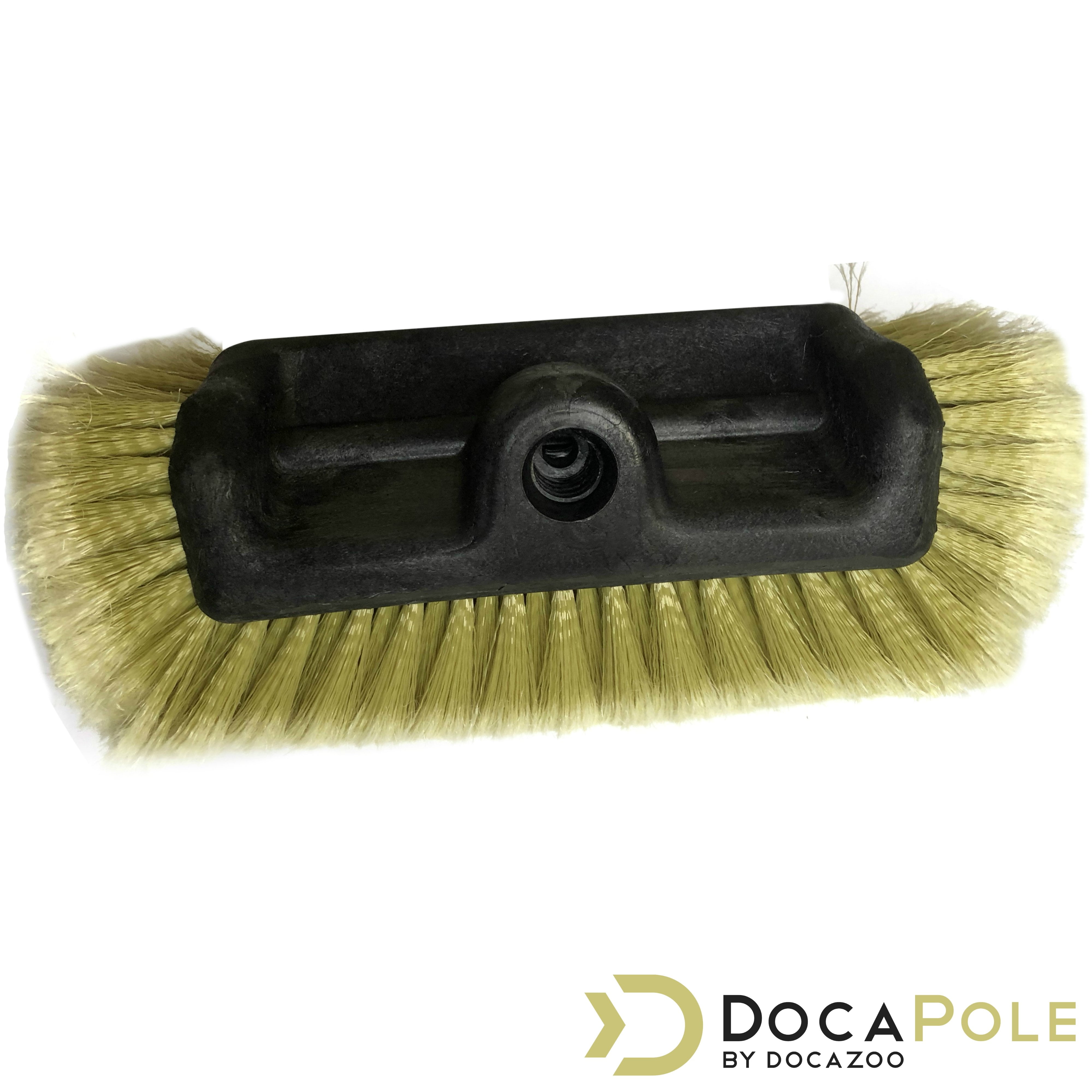 DocaPole Soft Bristle Car Wash Brush and Scrub Brush Extension Pole