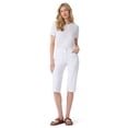 thumbnail image 5 of Gloria Vanderbilt Swan Series Women's Skimmer Capri, Sizes 2-18, 5 of 5