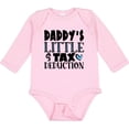 thumbnail image 3 of Inktastic Daddy's Little Tax Deduction Blue Hearts Boys or Girls Long Sleeve Baby Bodysuit, 3 of 5