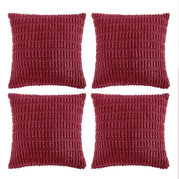Fundas de cojín decorativas Fancy Homi de 45 x 45 cm (paquete de 4)