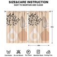 thumbnail image 2 of Modern Abstract Geometric Boho Curtains-blackout Curtains Bedroom Decor Living Room Darkening Grommet Window Drapes 2 Panels Set 41"x63", 2 of 2