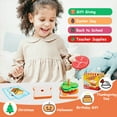 thumbnail image 6 of Pajojoqa Wooden Sandwich Stacking Toys Montessori Kitchen Play Food Preschool Back to School Learning Gift for Toddlers Boys Girls, 6 of 7