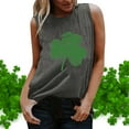 thumbnail image 1 of SMihono Hauts pour Femmes Débardeur pour Femmes Débardeur pour Femmes Col Rond Imprimé de la Saint-Patrick Sans Manches Décontracté Ample Gilet Hauts Débardeurs pour Femmes Hauts d'Été pour Femmes, 1 of 6