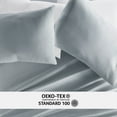 thumbnail image 5 of Blue 300TC Cotton Cooling Pillow Case Set, Standard/Queen, by Noble Linens, 5 of 8