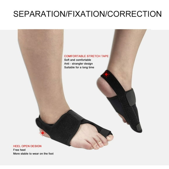 Rdeghly 2pcs Toe Separator Bunion Splint Straightener Corrector Foot Pain Relief Hallux Valgus,Hallux Valgus Straightener
