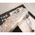 thumbnail image 5 of case for iPhone 13 Pro Max Bling Glitter Case,Luxury Bling Diamond Rhinestone Gemstone 3D Butterfly and Rose Flower Gemstone Soft TPU Back Cover Case for Women Girls with iPhone 13 Pro Max 6.7", 5 of 12