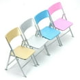 thumbnail image 1 of Miniature Chair 1/6 Multi-Colors Mini Folding Chair Kids Model Doll's Dollhouse Micro Accessories For Action Figures heqiyong LED, 1 of 2