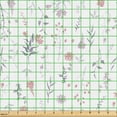 thumbnail image 2 of Ambesonne Botany Fabric by the Yard Upholstery, Minimalist Gardening Herbs, 5 Yards, Blush Lilac and White, 2 of 5