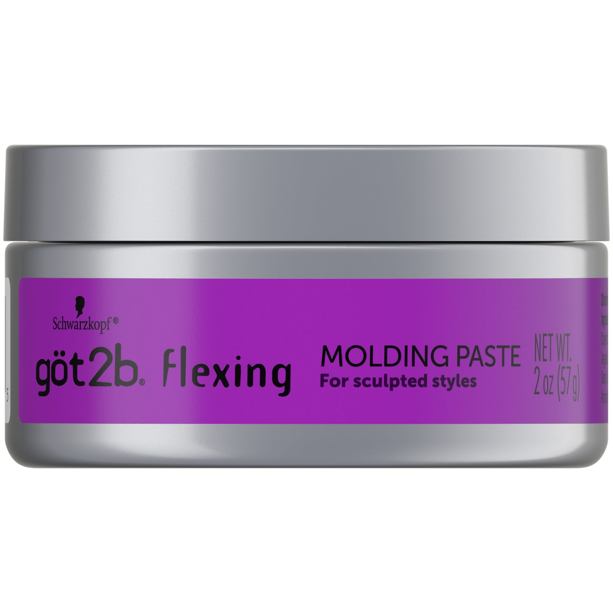got2b Flexing Molding Paste, Medium Hold Hair Styling for Men & Women, 2 oz