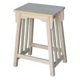 thumbnail image 2 of Home Square Furniture 24" Bar Stool in Unfinished - Set of 2, 2 of 7