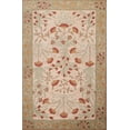 thumbnail image 2 of Handmade Floral Adeline Beige/Blue Tulips Traditional Crafted Wool Area Rug for Living Room Bedroom and Kitchen, 2 of 5