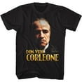 thumbnail image 1 of The Godfather Corleone Black Adult T-Shirt M, 1 of 2