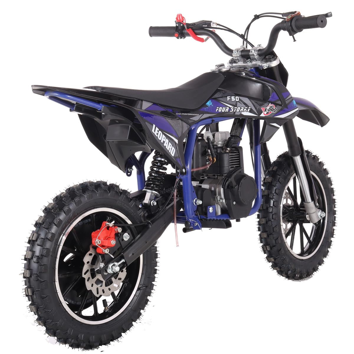 X-Pro Leopard 40 Mini Gas Dirt Bike, Gas Power 4 Stroke Dirt Bike! 40CC Pit Bike, Pull Start, 10" Wheels!