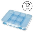 thumbnail image 2 of Sterilite Divided Case Stackable Plastic Small Storage Lidded Container, 12 Pack, 2 of 3
