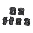 thumbnail image 2 of Protección de almohadillas de de codo de muñeca Padres de patinaje livianos ergonómicos Juego de equipo de protección para niños para patinaje Negro, 2 of 8
