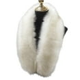 thumbnail image 1 of Bufanda de piel sintética adornada para mujer, cuello envolvente, para cóctel, recepción, fiesta, regalo de Navidad, invierno, 1 of 1