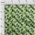 thumbnail image 2 of oneOone Cotton Flex Green Fabric Abstract Sewing Craft Projects Fabric Prints By Yard 40 Inch Wide, 2 of 4