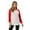 White Red, variant on Just Love Sleep Dress for Women Solid Sleeping Shirt 6763 (Black Grey, Small)