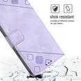 thumbnail image 5 of Compatible with Samsung Galaxy M13 4G Classic Embossed PU Leather Case with Card Holder Shockproof Cover, 5 of 5