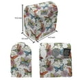 thumbnail image 5 of Butterfly Lounger Chair Bag, Flying Butterflies with Floral Elements Vivid Color Palette Wildflowers Retro, High Capacity Storage with Handle Container, Lounger Size, Multicolor, by Ambesonne, 5 of 5