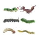thumbnail image 3 of 6 modelos de simulación de gusanos, juguetes de fotografía, figura de animal, gusanos falsos realistas, modelo educativo, decoración, 3 of 9