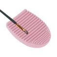 thumbnail image 5 of Unique Bargains Semi-oval Makeup Brush Cleaner 1 Pc Pink, 5 of 6