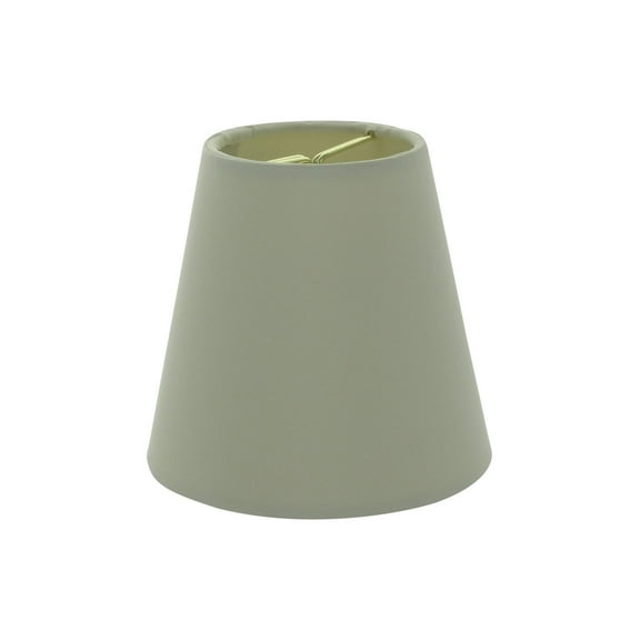 4 Inch White English Barrel Silk Chandelier Shades