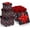 Love, variant on 4 count Valentine's Day Nesting  Boxes with  Black Red Hearts Stacking Square Box Gifts Presents Wrapping Birthday Wedding Party Decor Assorted Sizes(Heart)