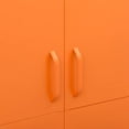 thumbnail image 5 of vidaXL Garde-Robe Orange 90x50x180 cm Acier, 5 of 5