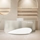 thumbnail image 5 of Beauty Salon Reception Desk Modern Cashier Table Counter Restaurant Checkout Cabinet Console Comptoir Caisse Office Furniture My Lux Decor Round, 5 of 5
