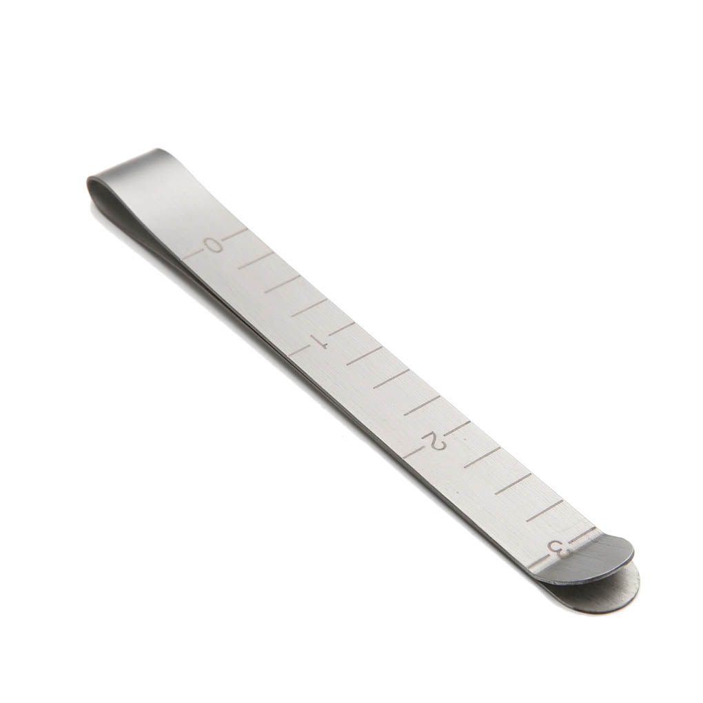Homeholiday 20pcs 3 Inches Measurement Ruler Sewing Clips Stainless