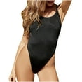 thumbnail image 1 of Trajes de Baño de Cobertura Completa para las Mujeres Playa Sexy Surf de Cintura Alta Bodysuit de Color Sólido Spa, Trajes de Baño de Cintura Alta para las Mujeres, 1 of 9