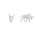 thumbnail image 1 of Escultura De Gesto De Roca, Figura Moderna De Toro, Estatua Creativa De Resina Con La Mano En Alto, Adorno Abstracto Para El Dedo, Ideal Para Apartamento, Dormitorio, Restaurante, Entrada,, 1 of 8