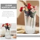 thumbnail image 5 of GOOHOCHY Jarrón de flores acrílico decorativo, cubo transparente, florero grande para despertar flores, florero para el hogar, tienda de flores, 5 of 7
