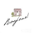 thumbnail image 2 of Ah Paris II on White Poster Print by Pela Studio (24 x 24), 2 of 2
