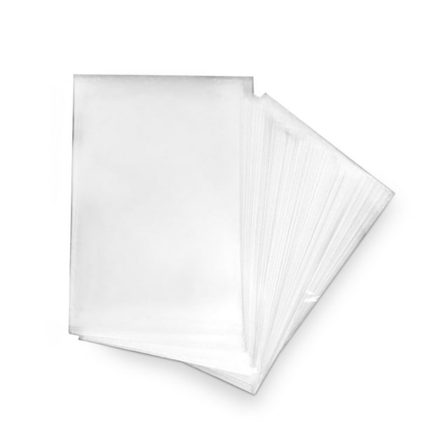 Matsuzay Paquete de 100 bolsas de plástico transparente para dulces, galletas, chocolate, postre, regalo de boda, bolsas para recuerdo de Herramientas y accesorios para hornear